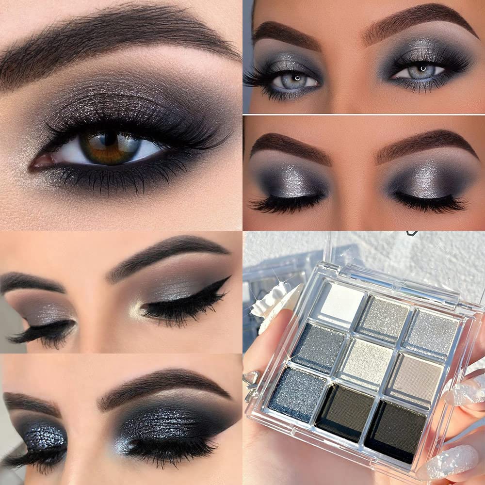 AMY'S DIARY paleta sombras negro ahumado para look intenso