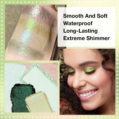 AMY'S DIARY sombra verde para acentos camuflados y un estilo llamativo.