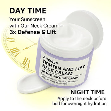 AMZEYE crema cuello hidratación natural: humectación profunda.