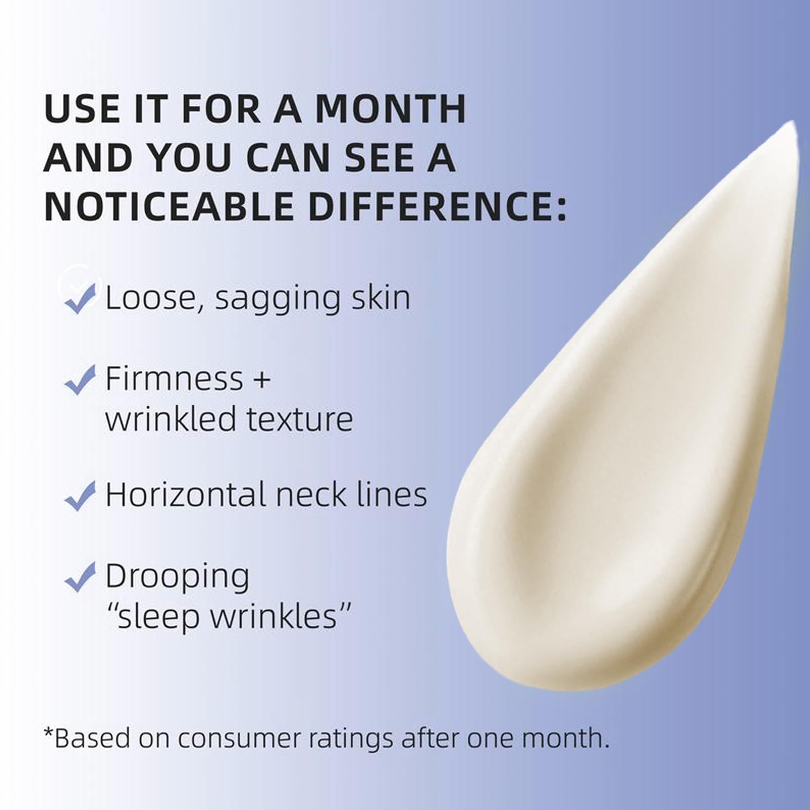 AMZEYE crema cuello señales de sueño: reduce signos visibles de descanso.
