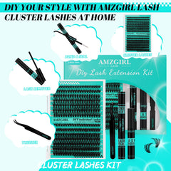 AMZGIRL LASH adhesivo y sellador a prueba de agua para clústeres duraderos.