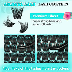 AMZGIRL LASH banda ultra-delgada Tulip 10-18mm para comodidad y unión natural.