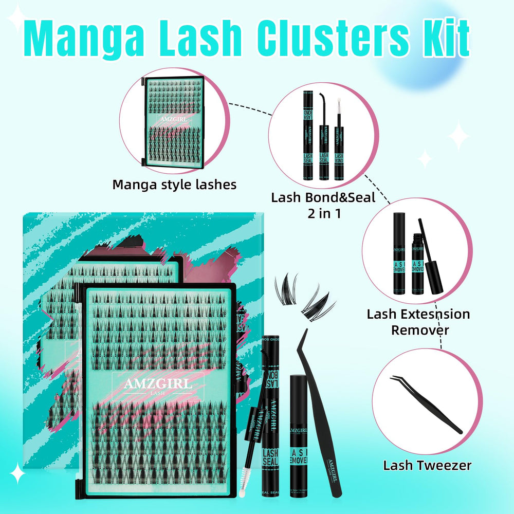 AMZGIRL LASH dual-end bond and seal for even glue application
