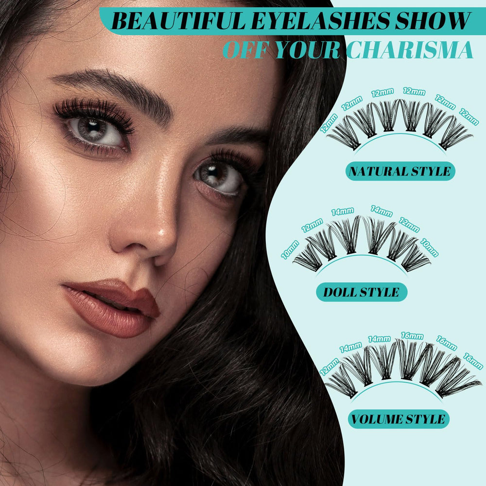 AMZGIRL LASH clústeres para aplicación en casa