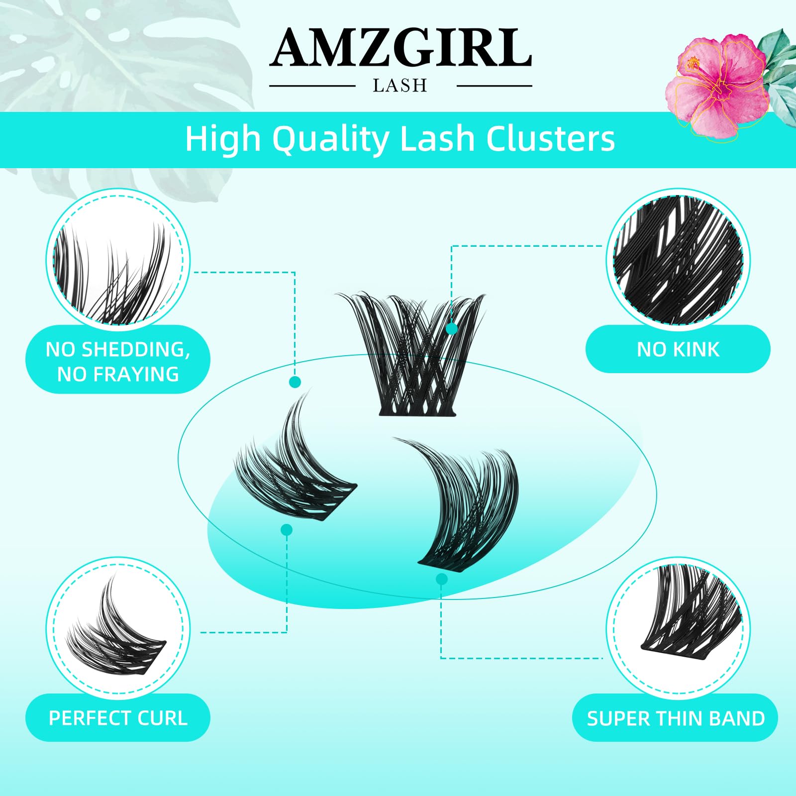 AMZGIRL LASH clústeres espigas anime: efecto audaz para salidas nocturnas.