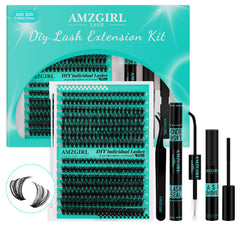 AMZGIRL LASH clústeres 280 piezas para look natural en casa.