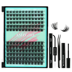 AMZGIRL LASH: conjunto de 144 piezas para crear pestañas naturales en casa.