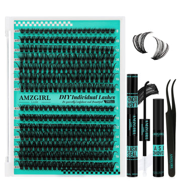AMZGIRL LASH kit 280 piezas 60D-80D para volumen personalizable.