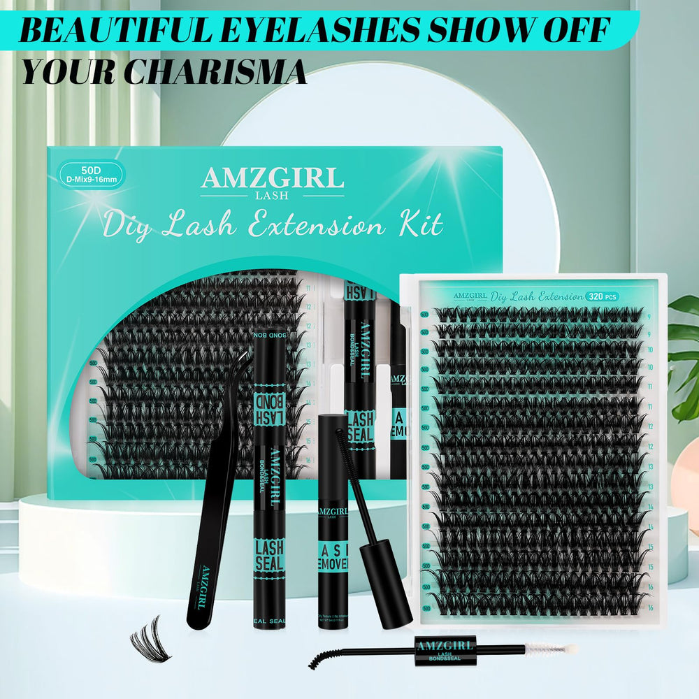 Instrucciones AMZGIRL LASH paso a paso para clústeres.