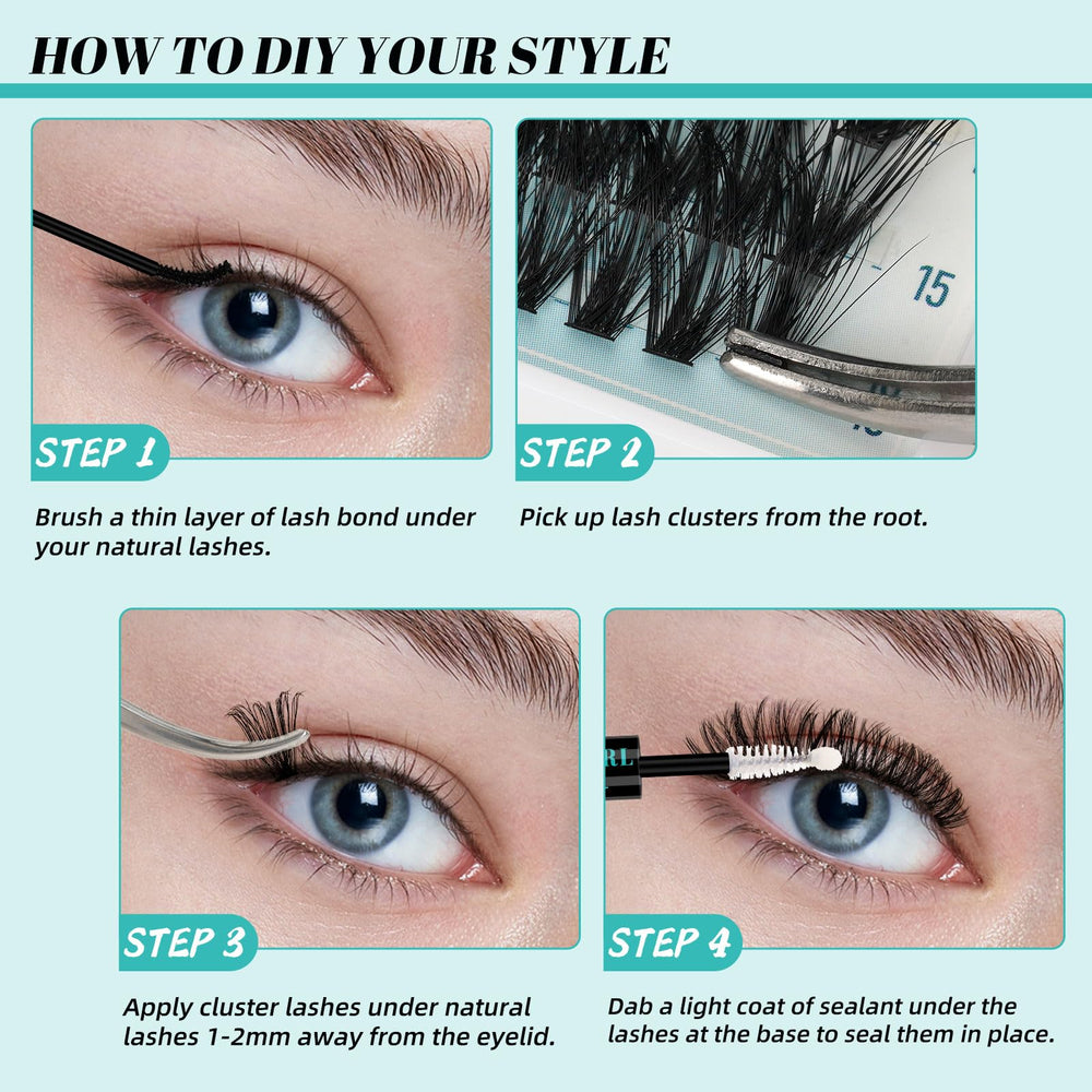 AMZGIRL LASH colección de clústeres para distintos estilos