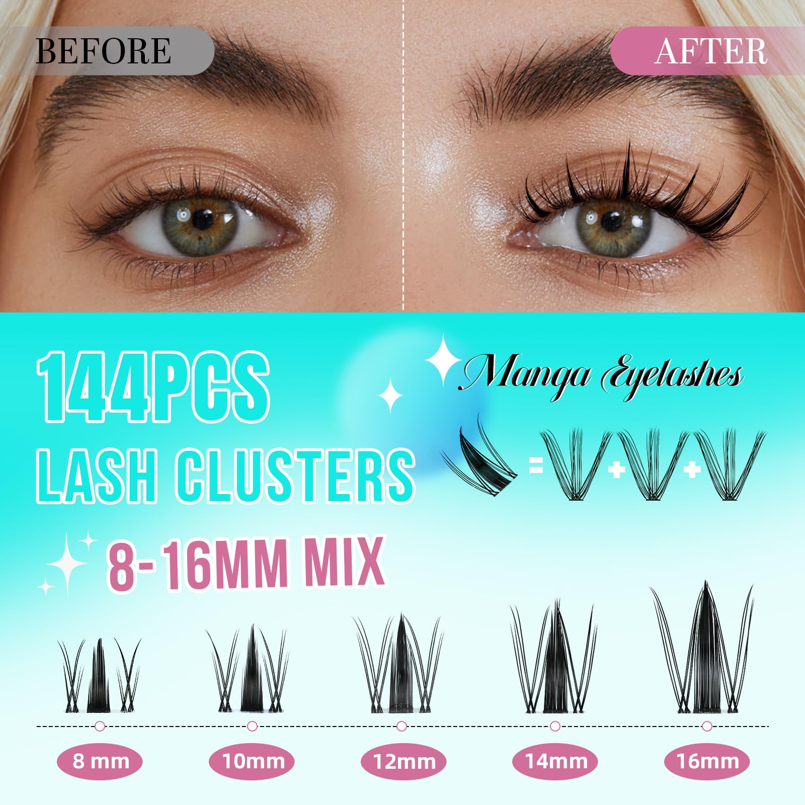 AMZGIRL LASH remover safely cleans glue residue