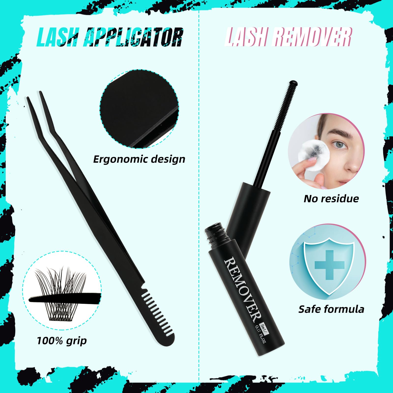 AMZGIRL LASH: sellador negro que integra clusters con las pestañas naturales.