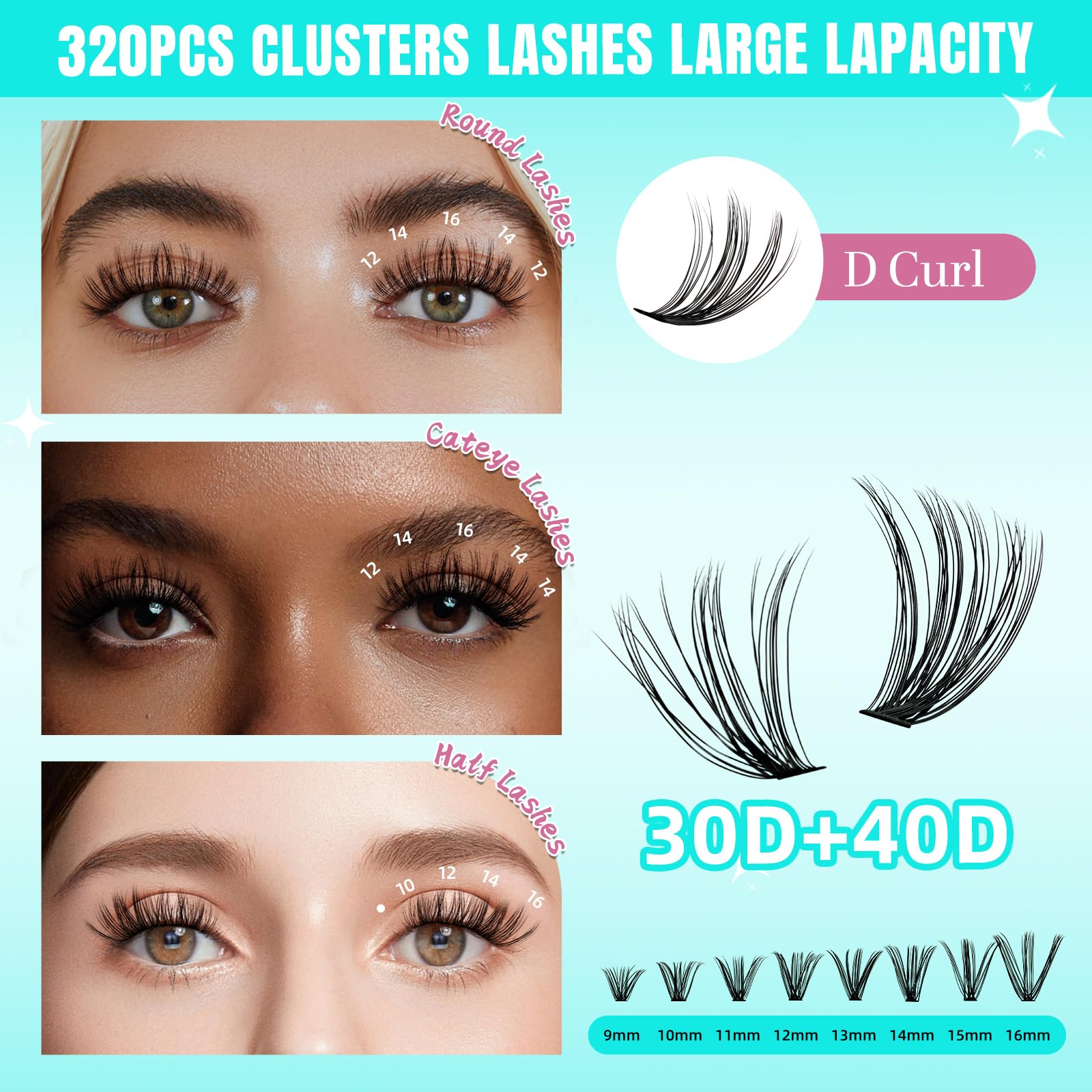 AMZGIRL LASH consistentes y ligeras, perfecto para uso diario con comodidad duradera