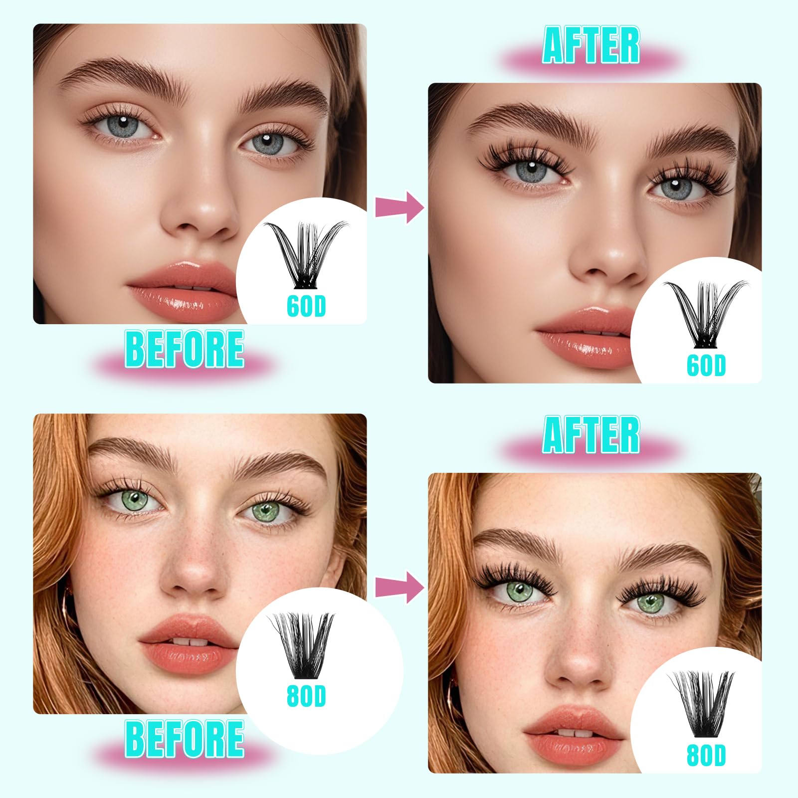 AMZGIRL LASH pestanas-looks-diarios para cualquier ocasion.
