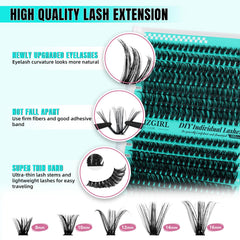 AMZGIRL LASH pestanas-tallas-8-16mm para variaciones personalizadas.