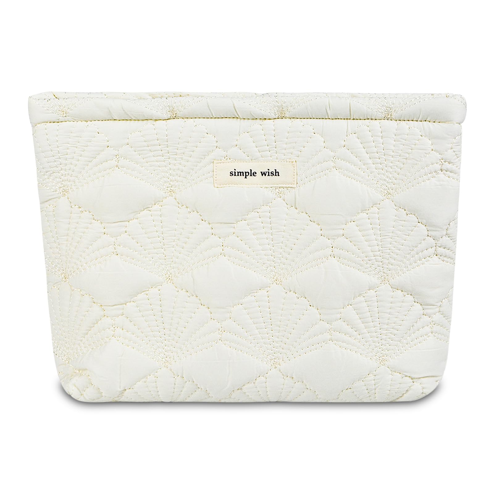 AMZMA bolsa maquillaje algodón acolchado, tacto suave y limpieza fácil para uso diario.