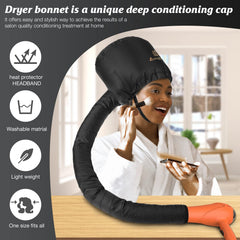 Amzpic bonnet con materiales resistentes al agua para sesiones prolongadas.