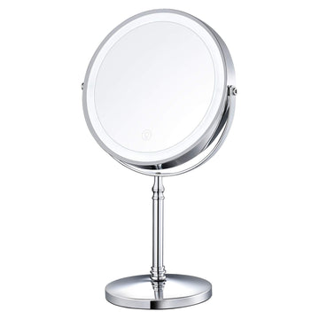AMZTOLIFE espejo maquillaje iluminado 10x para precisión