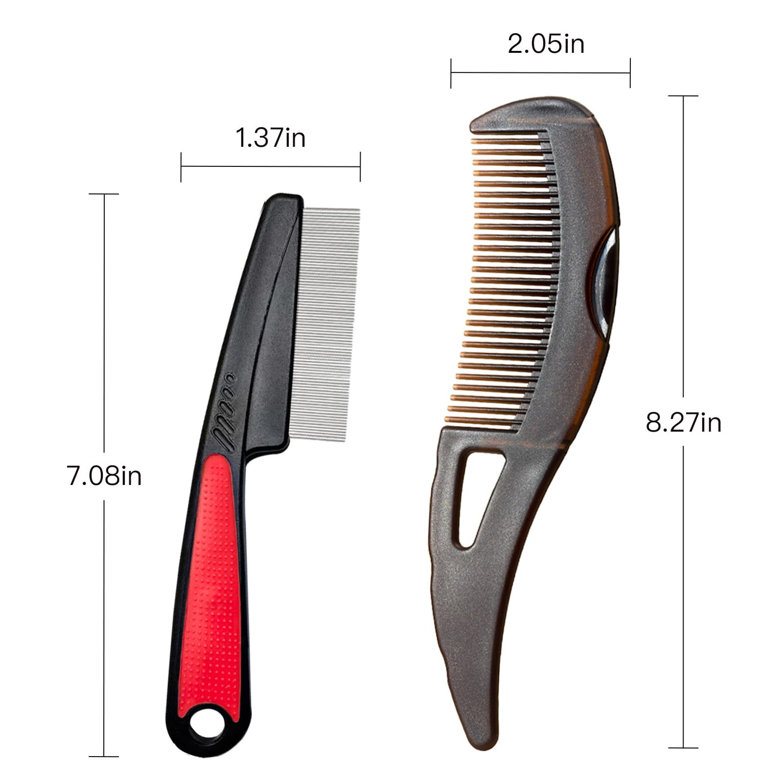 AMZWISH set de dos peines para cabello y cuero cabelludo