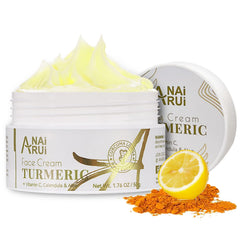 ANAI RUI crema facial de cúrcuma y vitamina C hidrata y aporta brillo.
