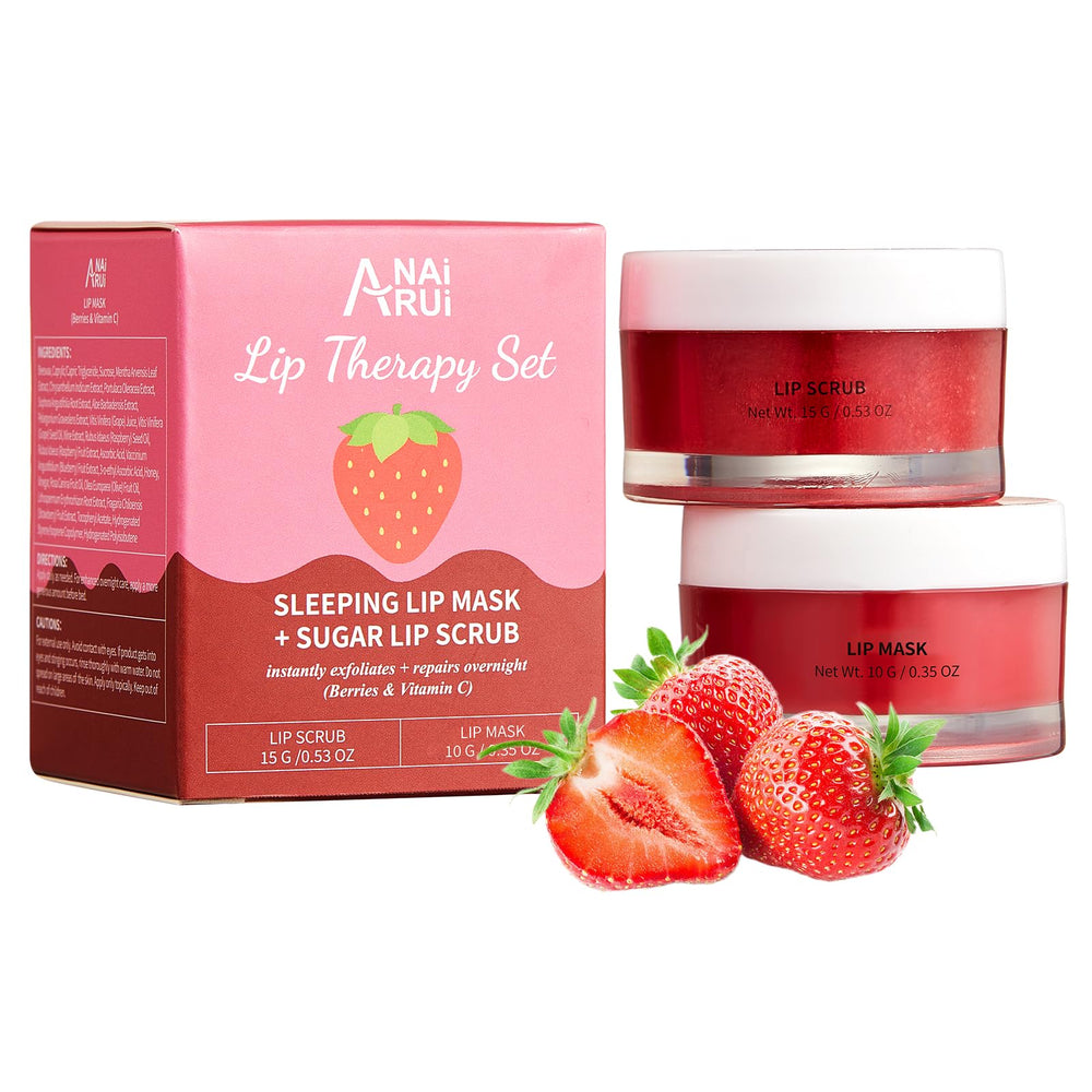 ANAI RUI cuidado labial premium para ritual nocturno de belleza.