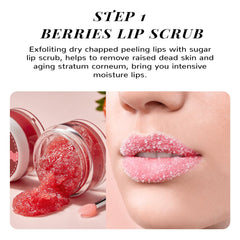 ANAI RUI exfoliante de labios con azúcar para eliminar células muertas.