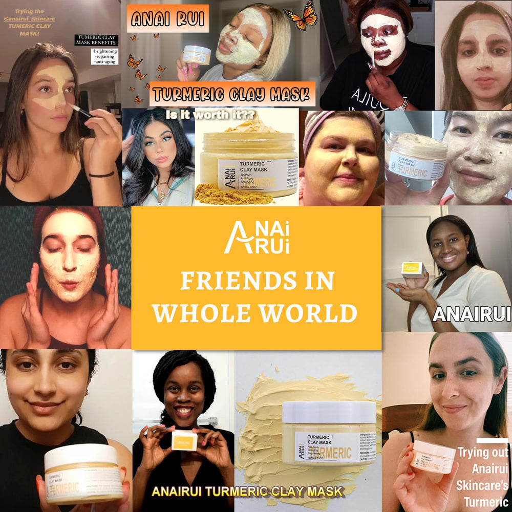 ANAI RUI regalo de cuidado de la piel con mascarilla curcuma