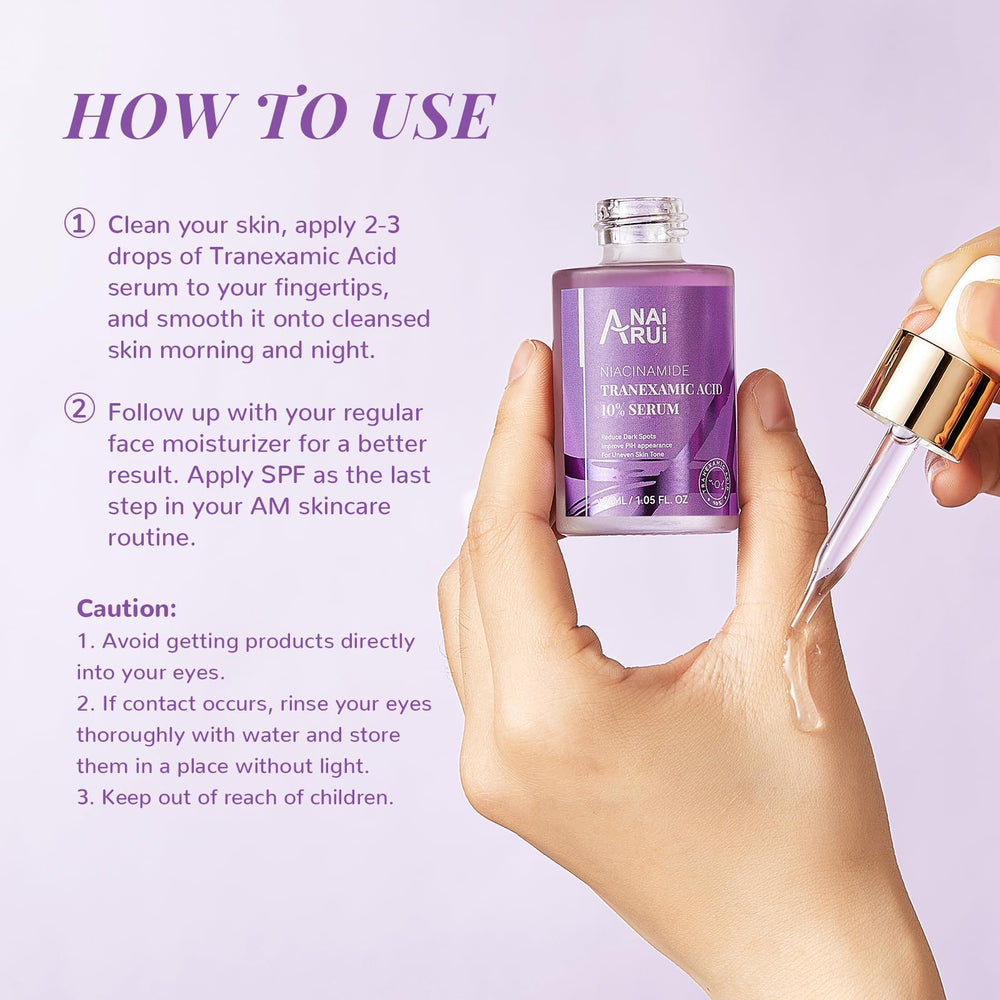 Uso diario recomendado del ANAI RUI serum 10% TXA