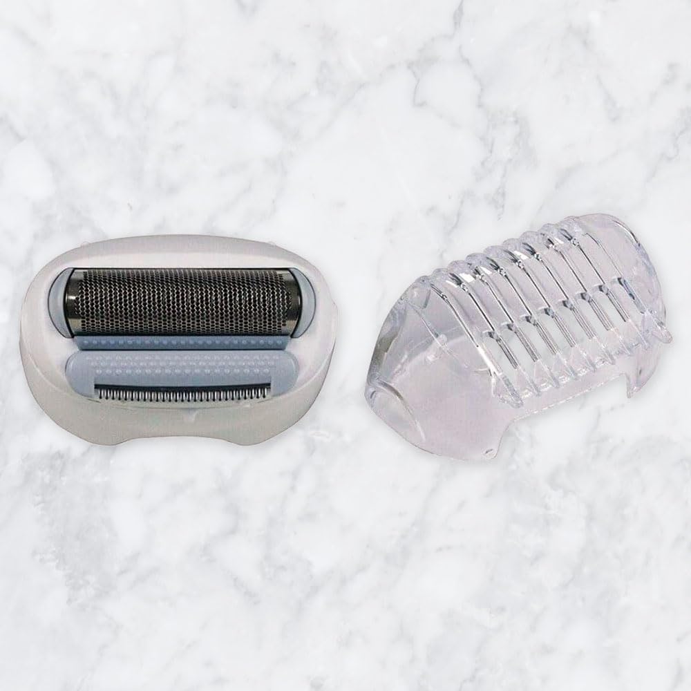Braun replacement head designed for wet and dry use in shower or bath