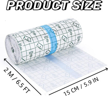 ANAMPION curita tatuaje transparente, piel flexible para mayor comodidad.