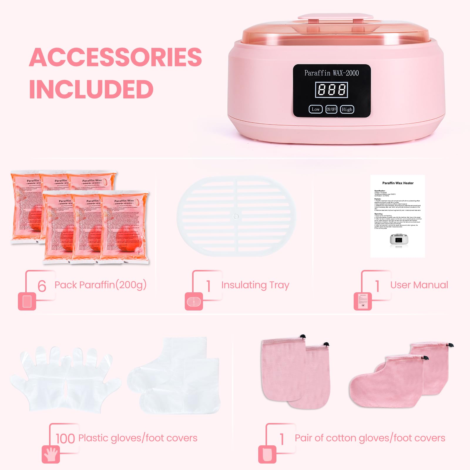 Diseño ergonómico de Ananelleo facilita sesiones de parafina en casa en minutos.