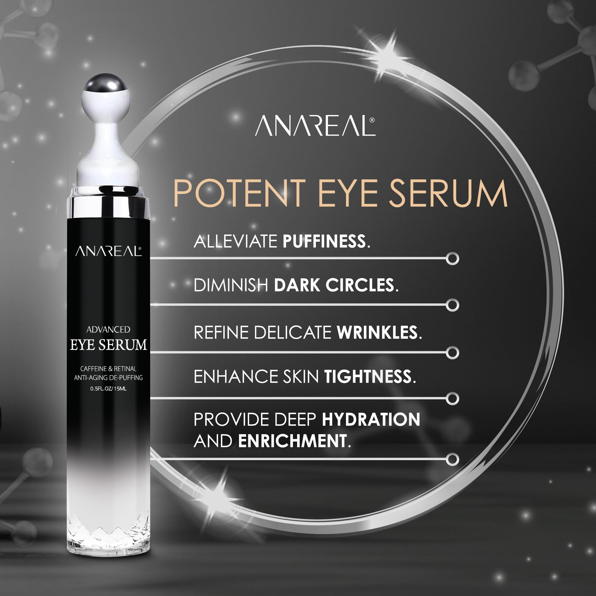 ANAREAL suero ojos retinol hialuronico hidrata y suaviza