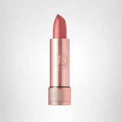 Anastasia Beverly Hills Barra de Labios Satinada Rosa Empolvado, envase lujoso inspira confianza.