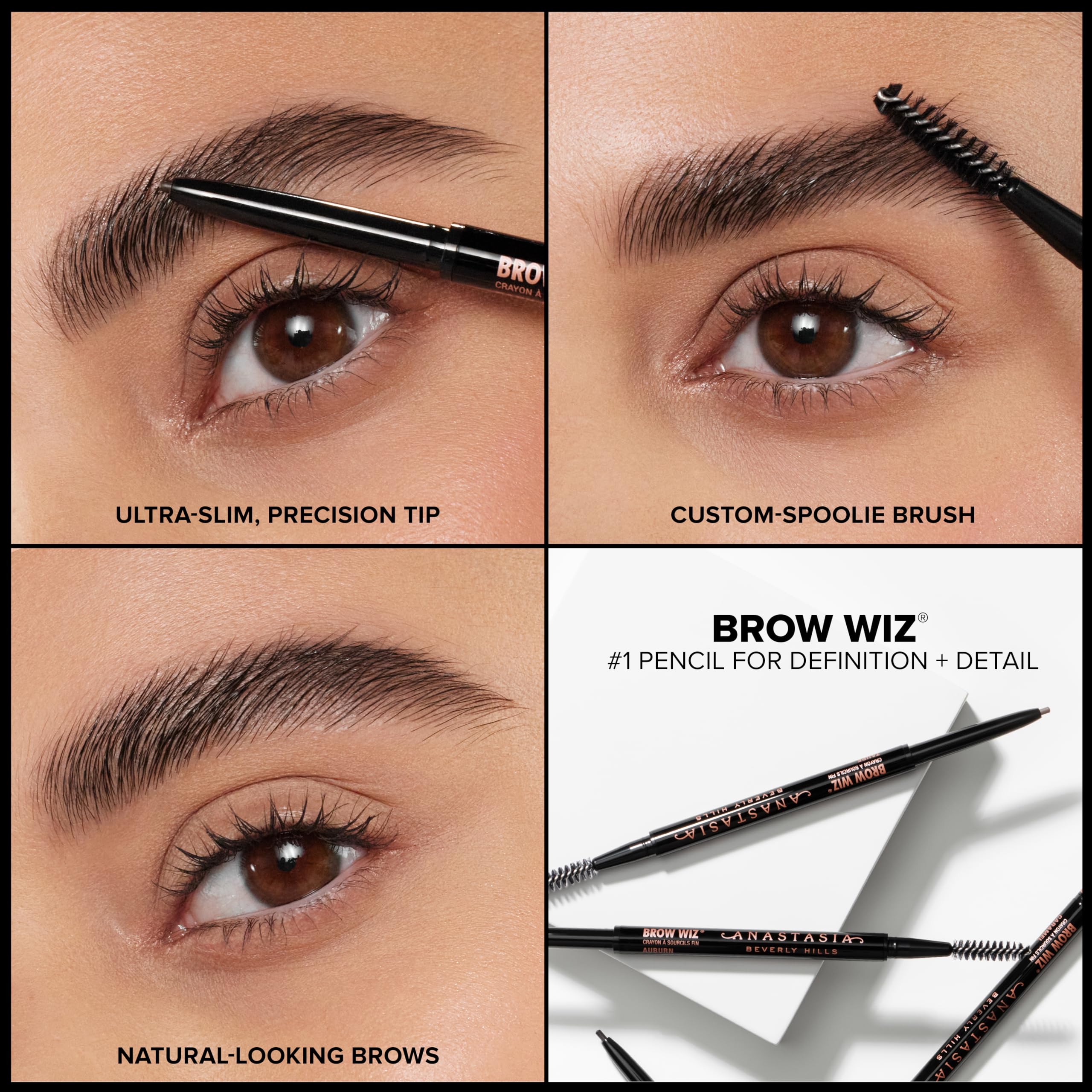 Anastasia Beverly Hills Brow Wiz Caramel : usage quotidien rapide pour sourcils définis.