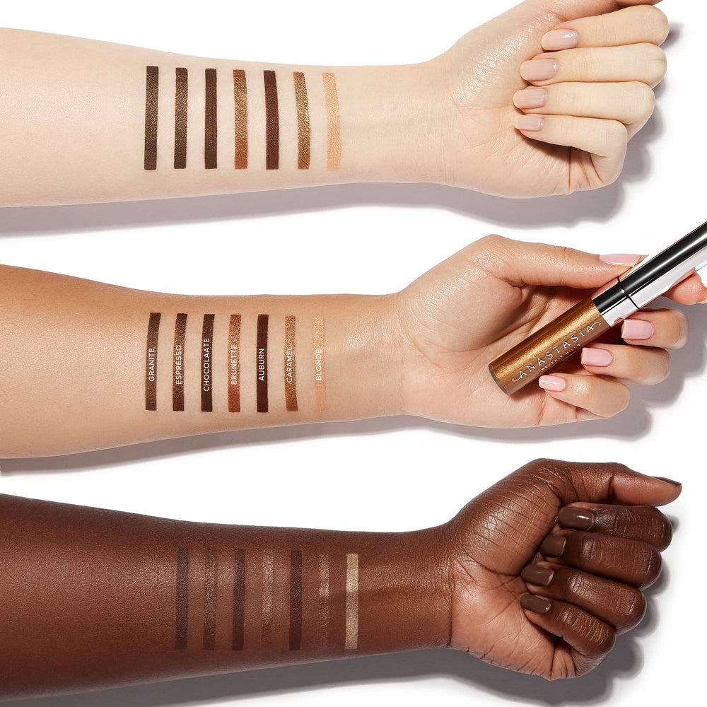 Finition mate après séchage avec les sourcils d'Anastasia Beverly Hills.