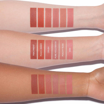Anastasia Beverly Hills Lip Velvet Kiss, duración prolongada, menos retoques durante el día.