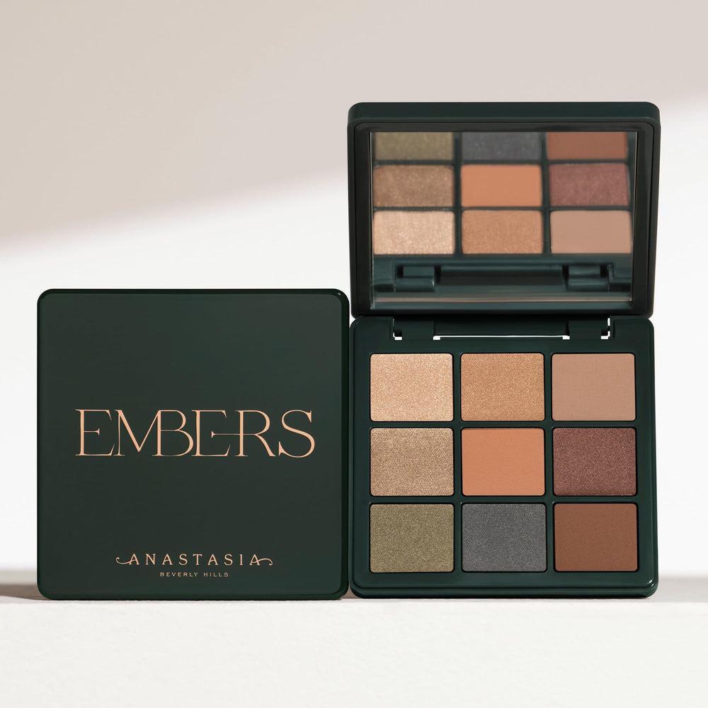Anastasia Beverly Hills Mini Embers matte shades for soft crease and definition.