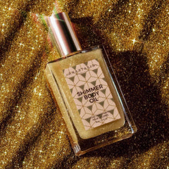 Anastasia Beverly Hills Shimmer Body Oil Gold – peau lumineuse et satinée après application