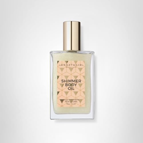 Anastasia Beverly Hills Shimmer Body Oil Gold – parfum coco-vanille pour un moment aromatique