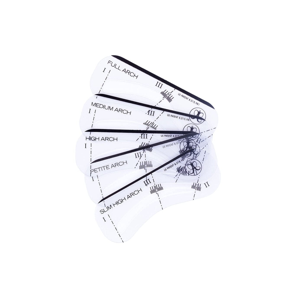 Anastasia Beverly Hills Stencils: cinco formas para definir cejas con precisión.