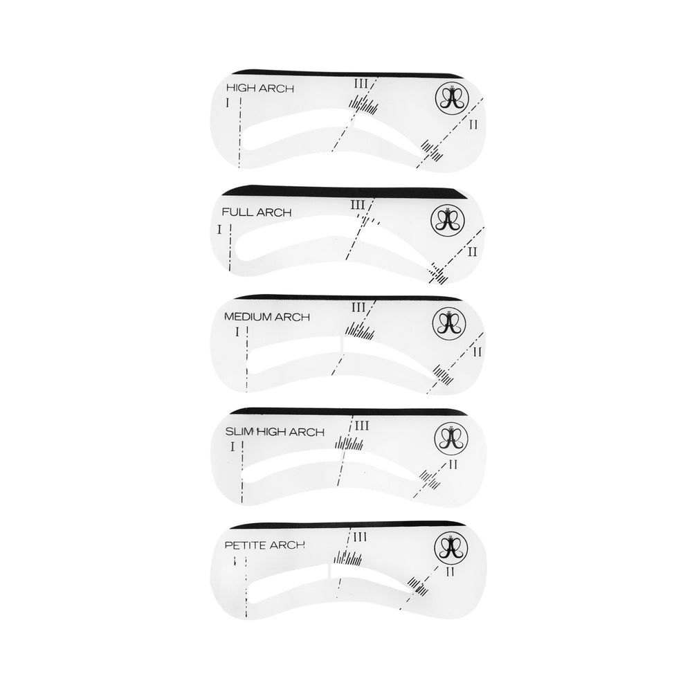 Anastasia Beverly Hills Stencils: diseños versátiles para diferentes estilos de cejas.