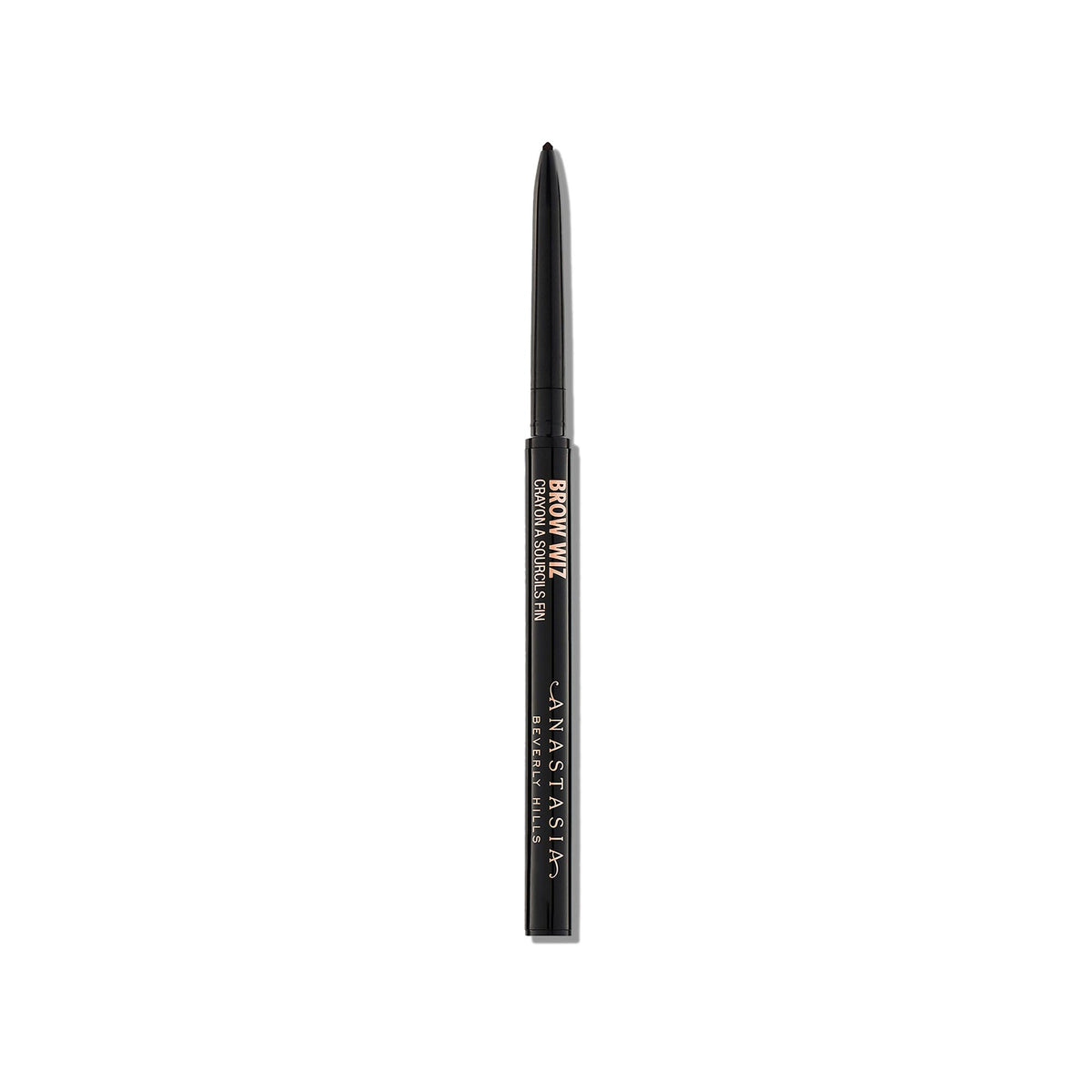 Anastasia Beverly Hills Deluxe Mini Brow Wiz Ebony, trazo preciso para cejas definidas y naturales.