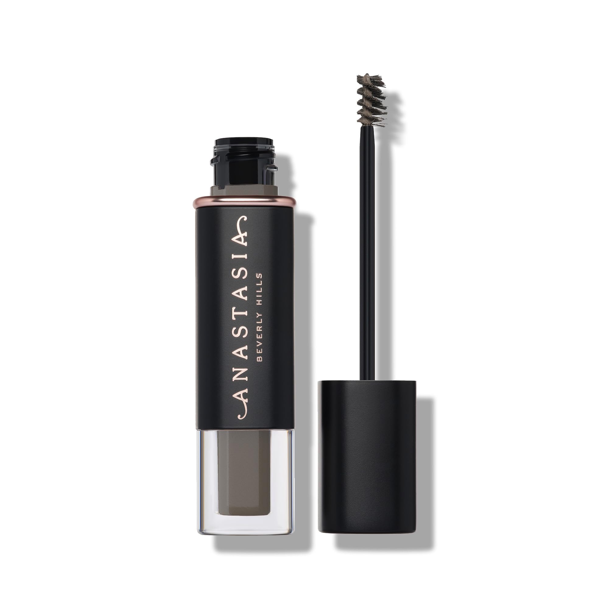 Anastasia Beverly Hills gel para cejas taupe, aplicación suave que define y aporta volumen natural.