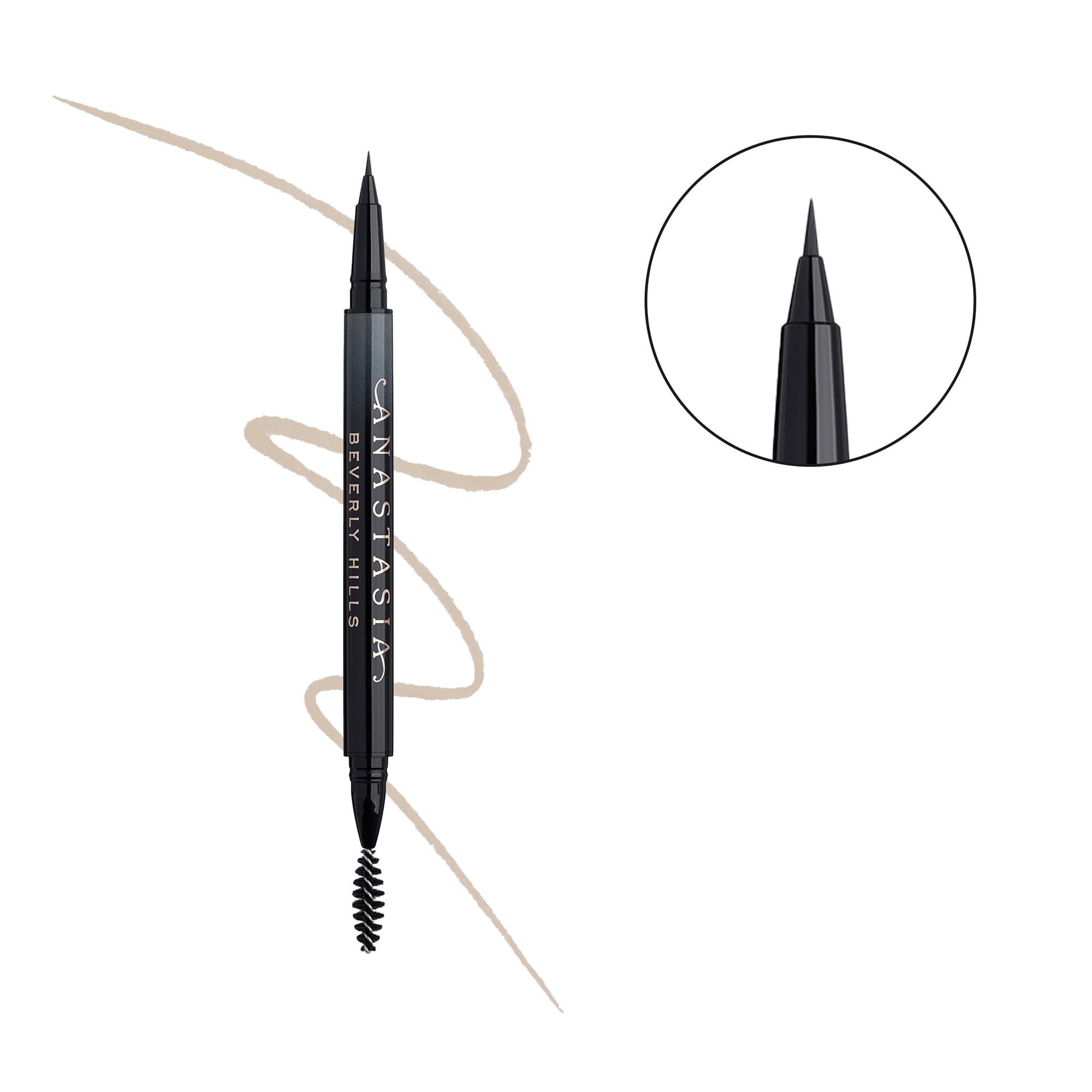 Anastasia Beverly Hills MicroStroke Brow Pen, punta micro fina imita pelos para un aspecto natural