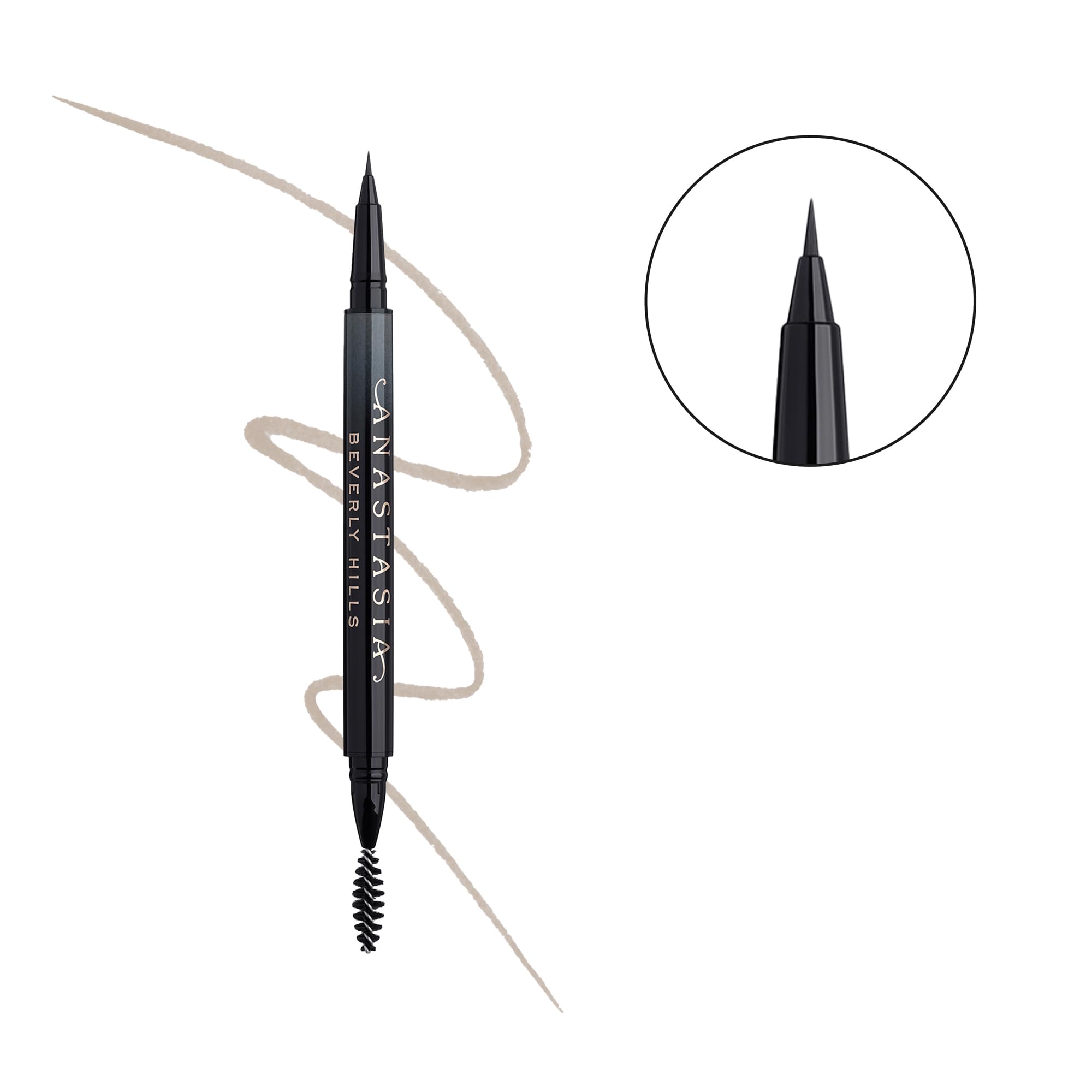 Anastasia Beverly Hills MicroStroke Brow Pen taupe: punta micro fina para trazos precisos.
