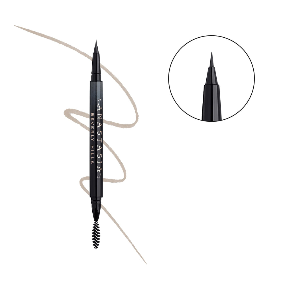 Anastasia Beverly Hills MicroStroke Brow Pen taupe: punta micro fina para trazos precisos.
