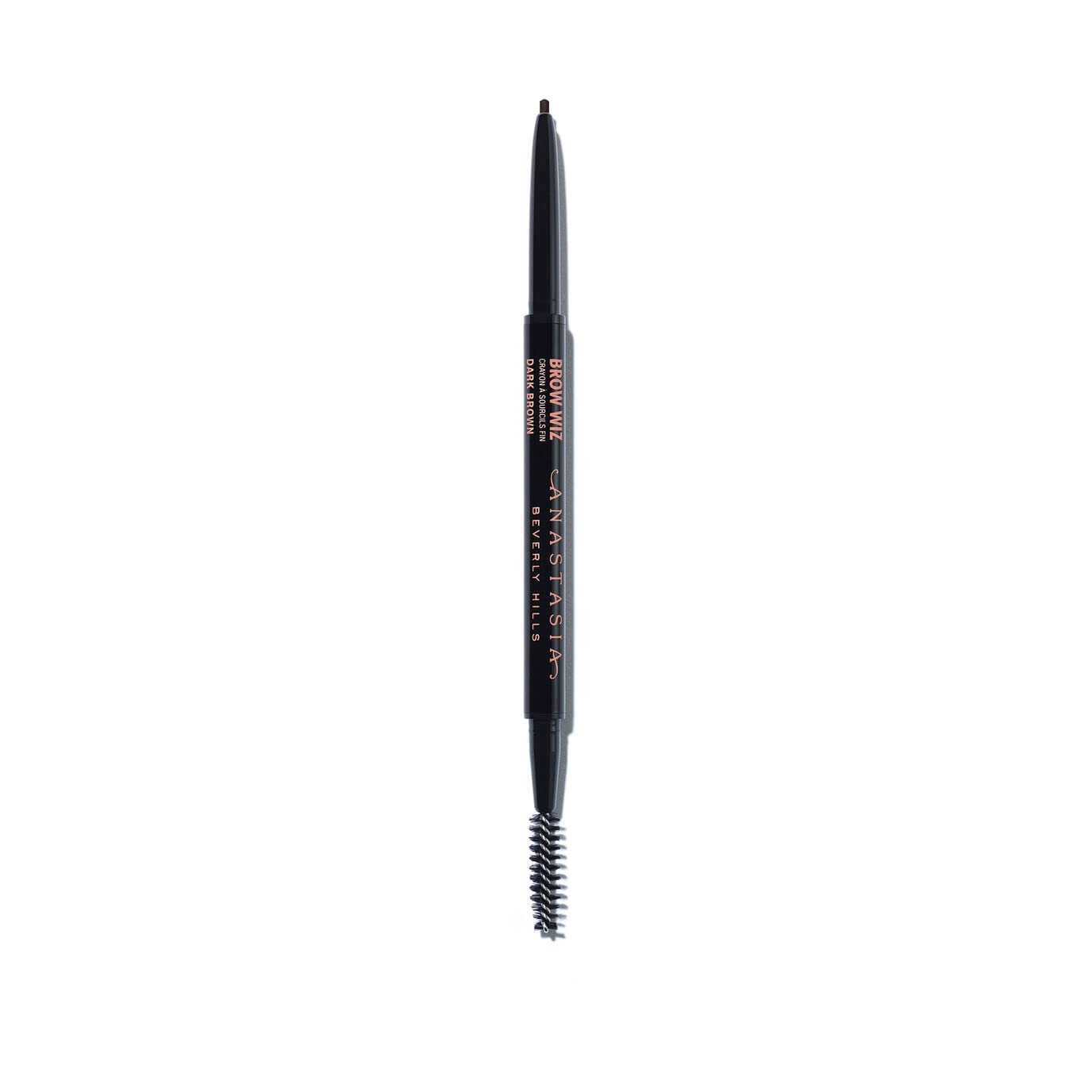 Anastasia Brow Wiz marrón oscuro, aplicación precisa para definir cejas.