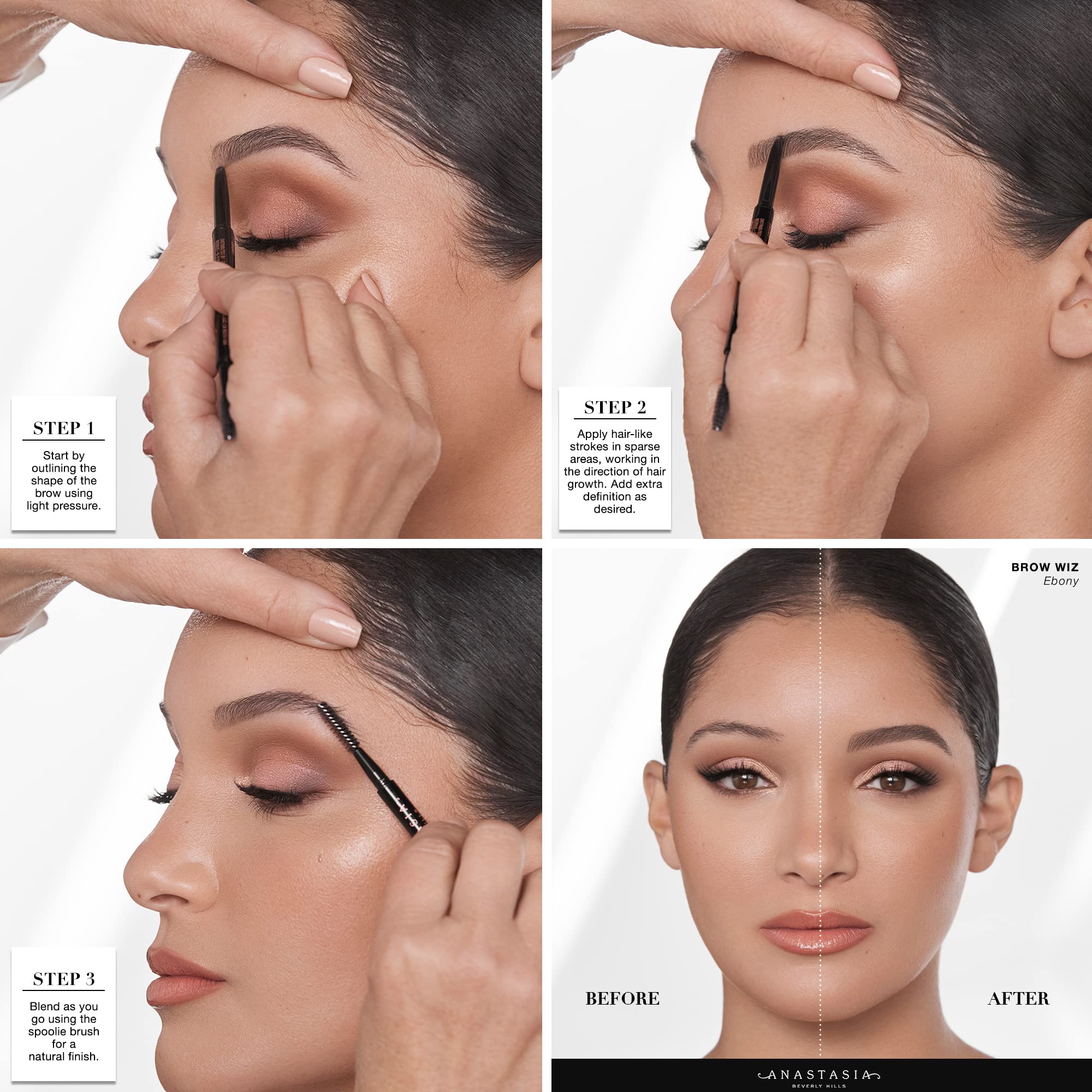 Anastasia Brow Wiz pigmentation élevée pour couleur durable sur sourcils