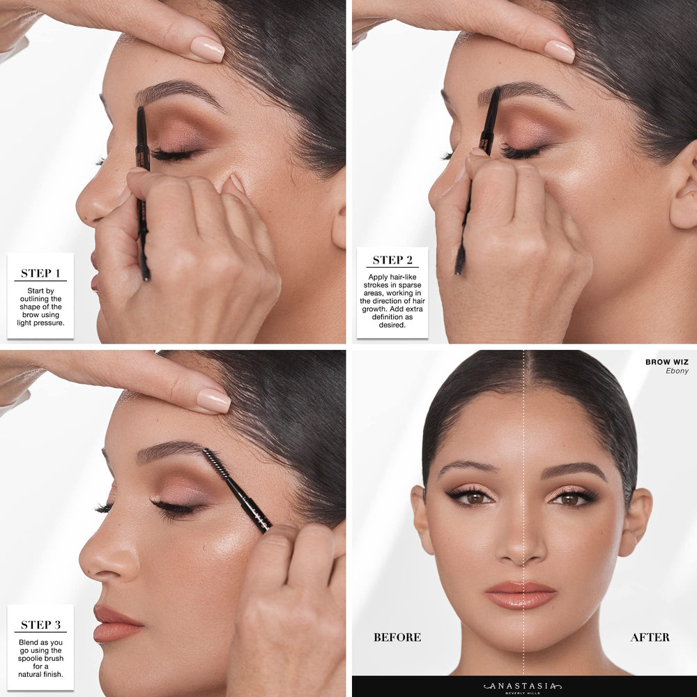 Anastasia Brow Wiz pigmentation élevée pour couleur durable sur sourcils