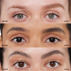 Anastasia Brow Wiz Soft Brown, formule cire imitant les poils pour densité naturelle.